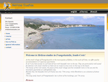 Tablet Screenshot of melissastudios.com
